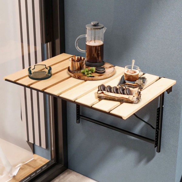 Wandtisch für Balkon, Terrasse & Küche in 3x Farben