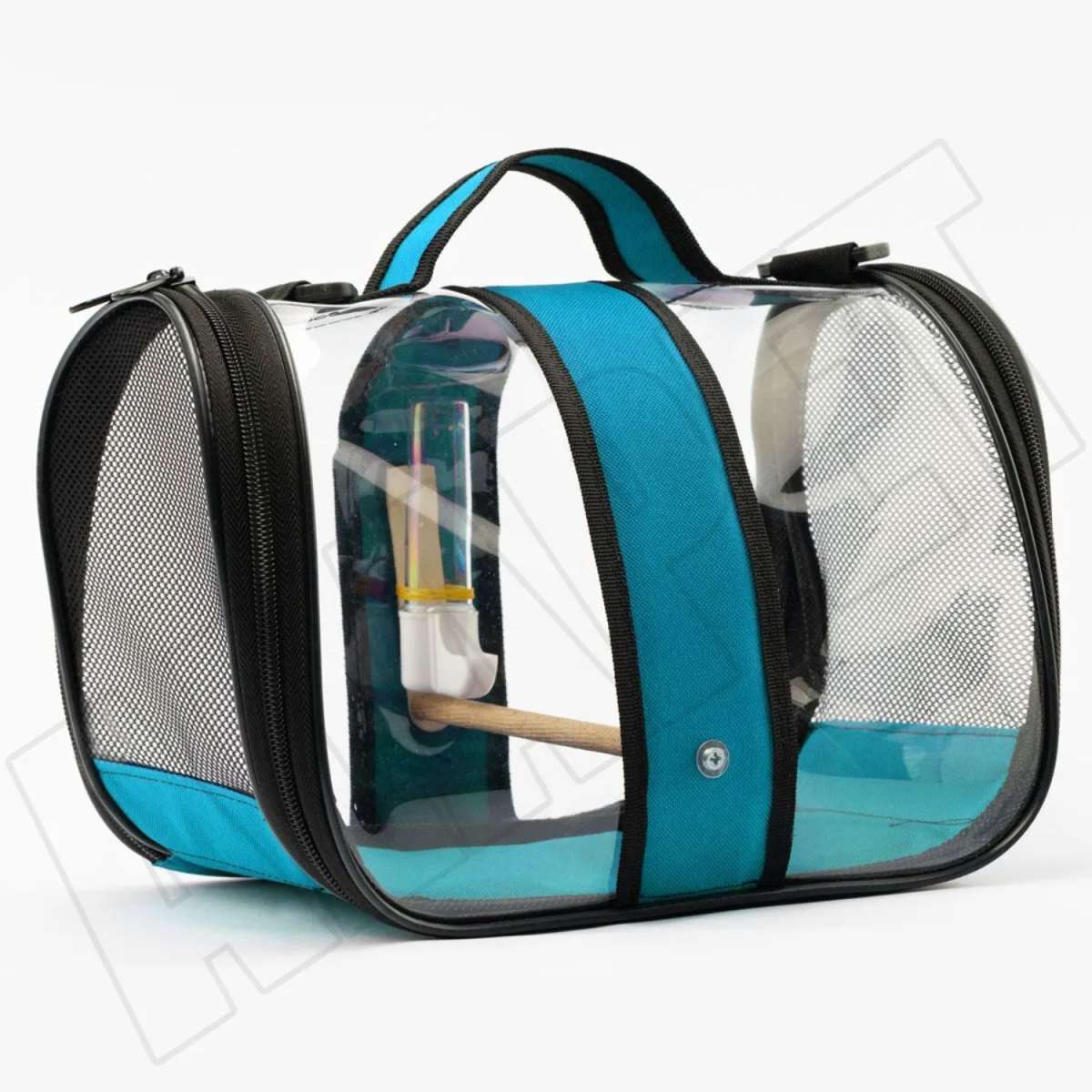 Transporttasche Für Kleine Vögel – Tragbares Reisegehege Mit Sitzstange & Edelstahlschale, Zusammenklappbar