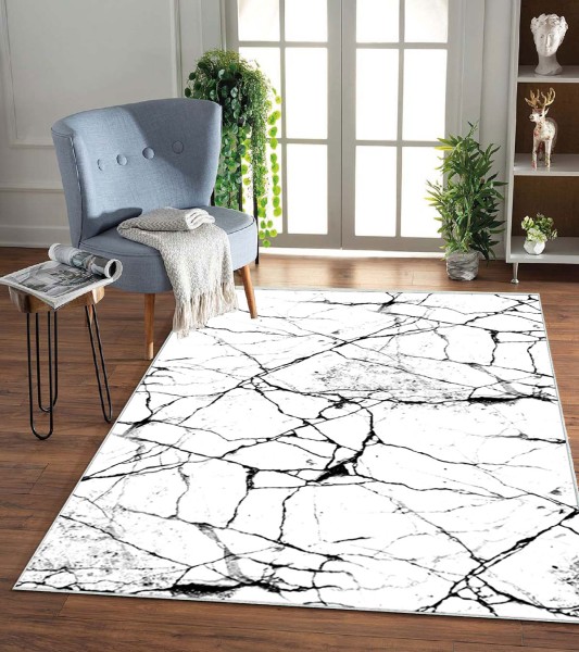 Waschbarer Teppich JE Premium Marmor Classic Design