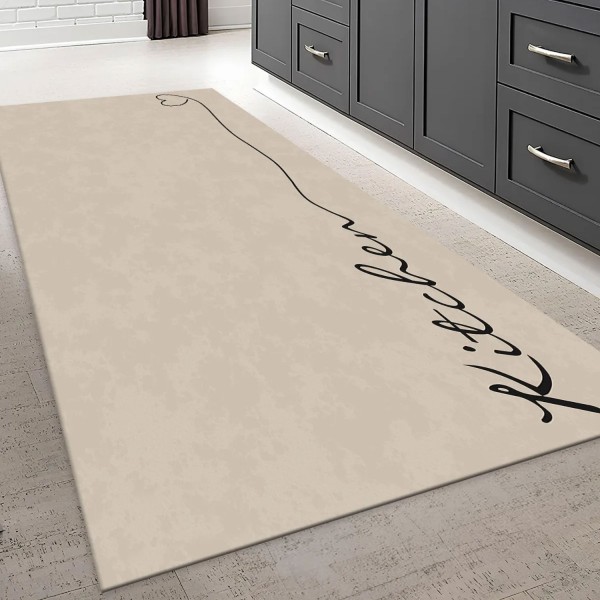 Waschbarer Küchenteppich Kitchen Beige / Creme