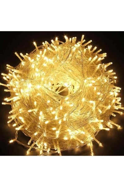 Cata LED Lichterkette 10 m – 100 LEDs in Warmweiß für Innen & Außen