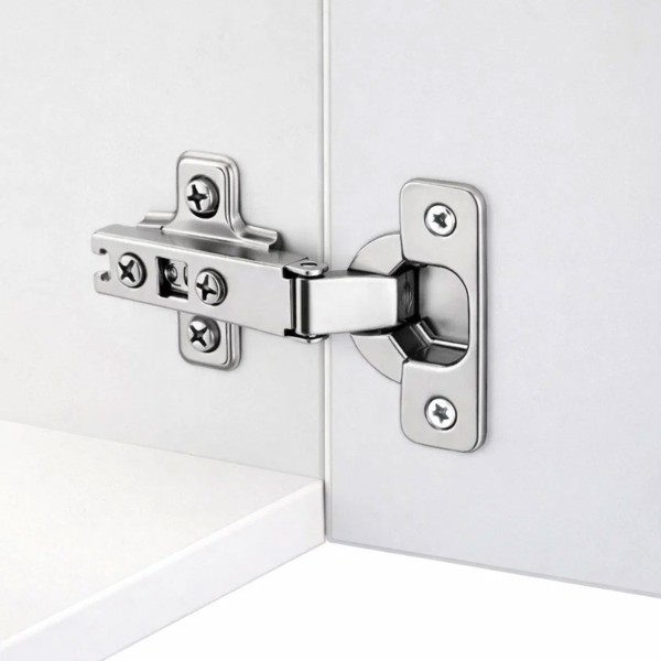 Möbelscharniere 2er Set – Scharniere für Schranktüren, Möbelklappen und Türen