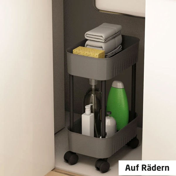 Organizer Waschbecken Bad- / Küchenorganizer Rollen Badezimmerschrank-Organizer